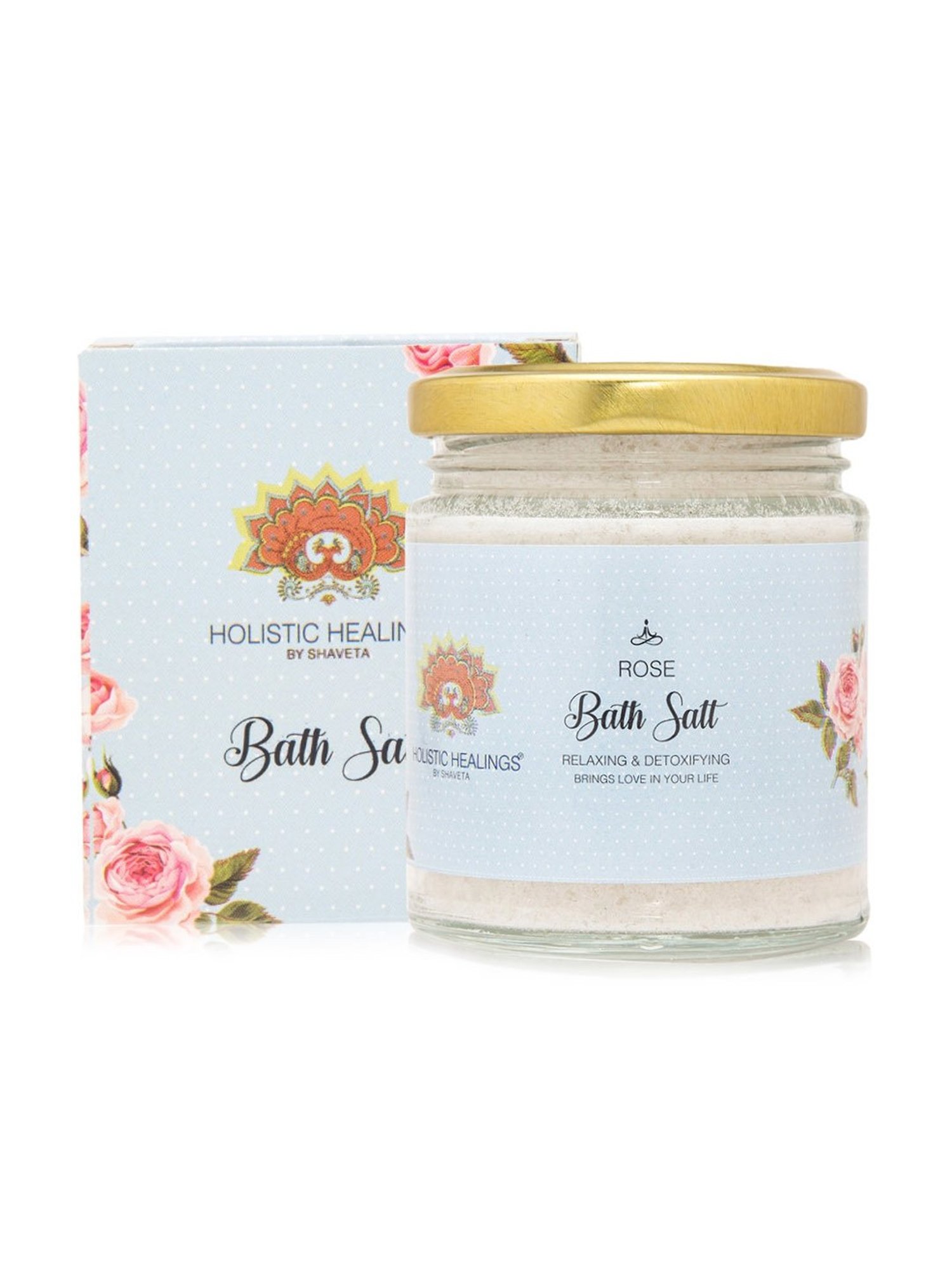 Holistic Healings By Shaveta Bath Salt Rose - 200 gm
