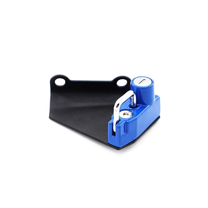 Motorcycle Helmet Lock Anti-Theft Helmet Security Locks Compatible with YZF-R1/M 2015-Newer, YZF-R6 2017-Newer-Blue