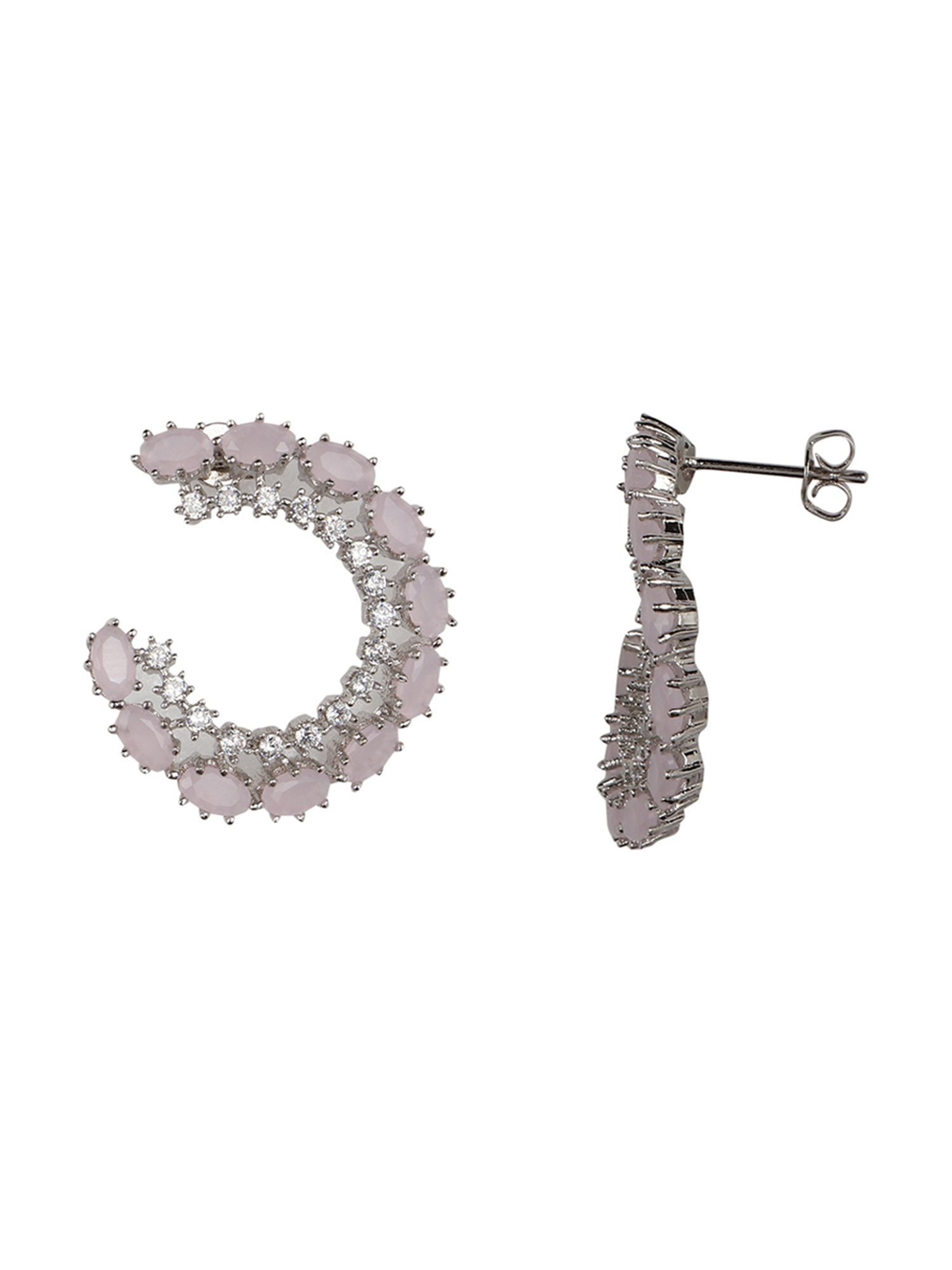 The Real Effect London 800 Silver Earrings for Women