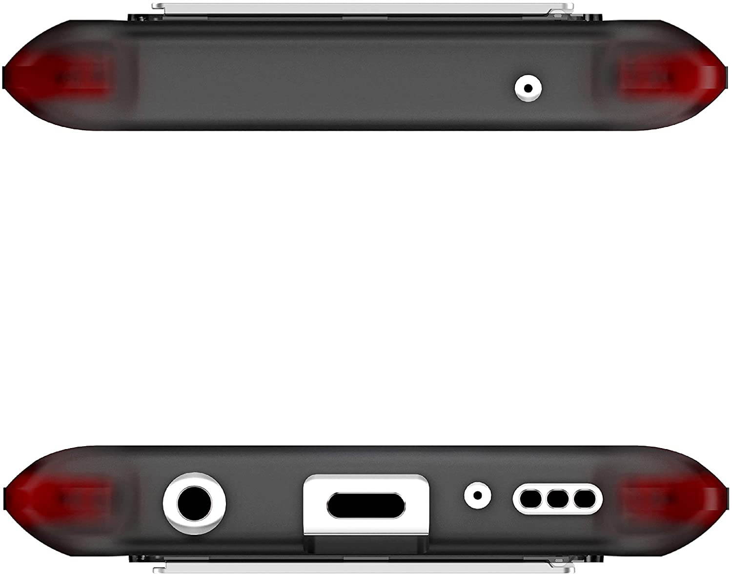 Ghostek Covert LG Velvet Case Clear with Kickstand and Grip Bumper Slim Phone Cover Ultra Thin Shockproof Design Heavy Duty Protection Wireless Charging for 2020 LG Velvet 5G (6.8 Inch) - (Smoke)