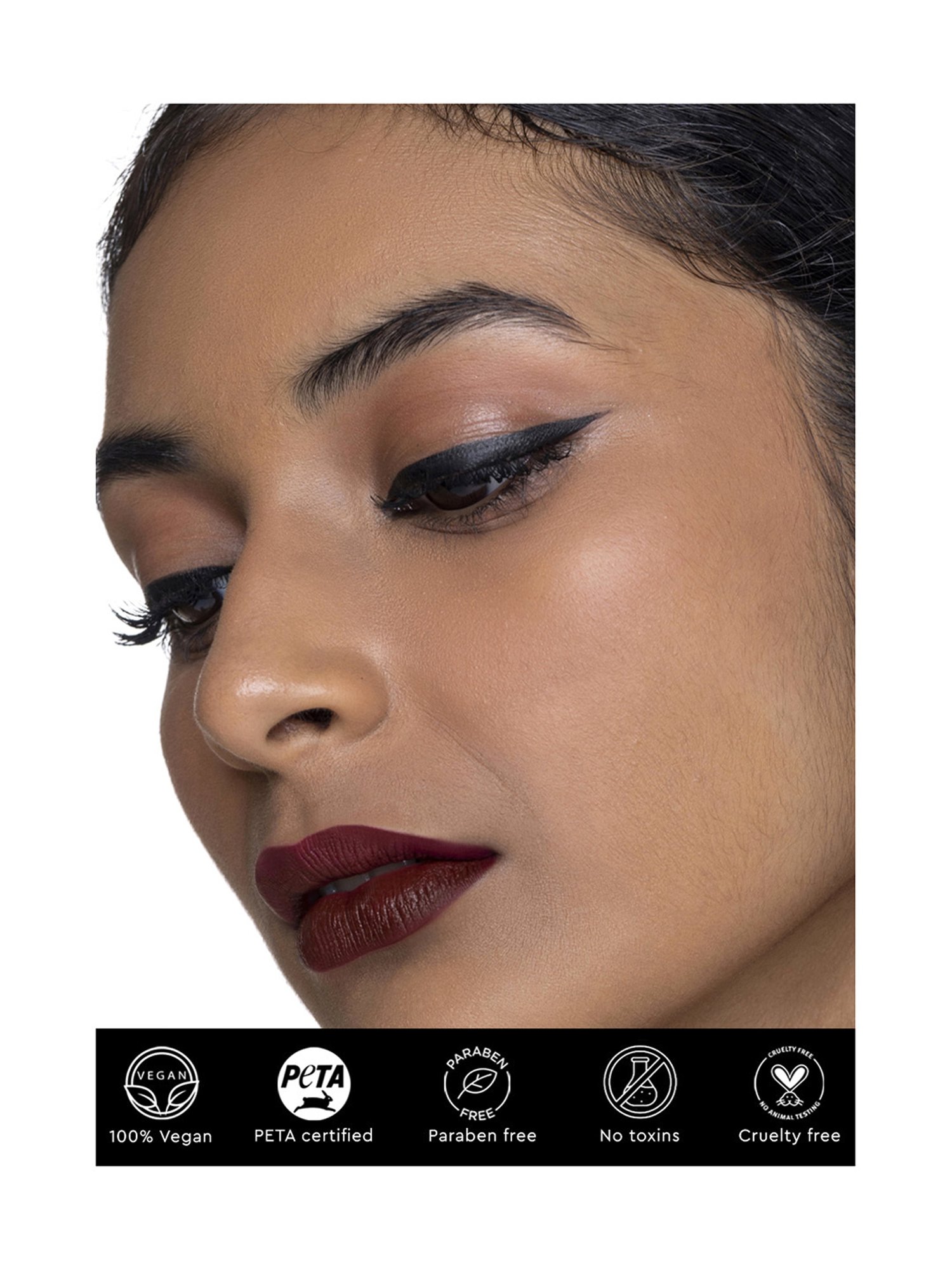 Kiro Beauty Liquid Waterproof Soft Eyeliner Pen Matte Carbon Black - 1.1 ml