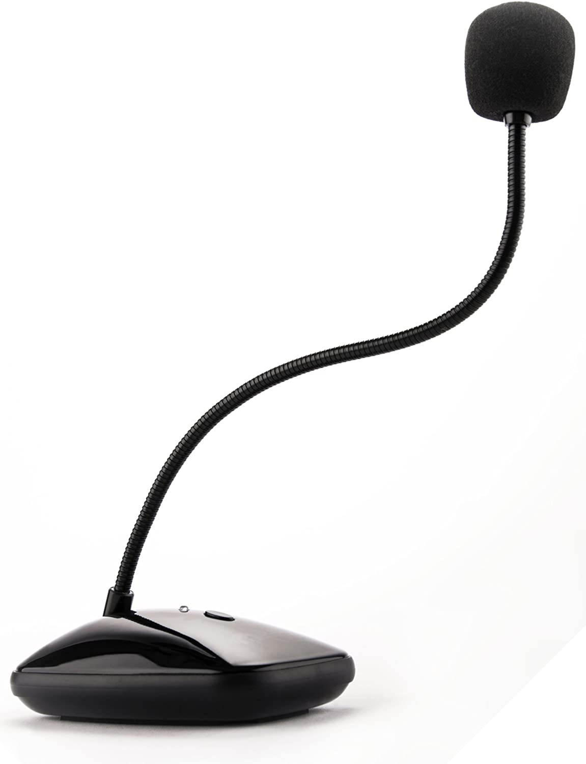 Buddy DesktopMini 7G - Black - USB Desktop Microphone w/ Optional Push-To-Talk Functionality