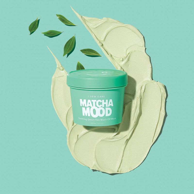 I DEW CARE Matcha Mood Soothing Green Tea Wash-Off Mask - 3.52oz