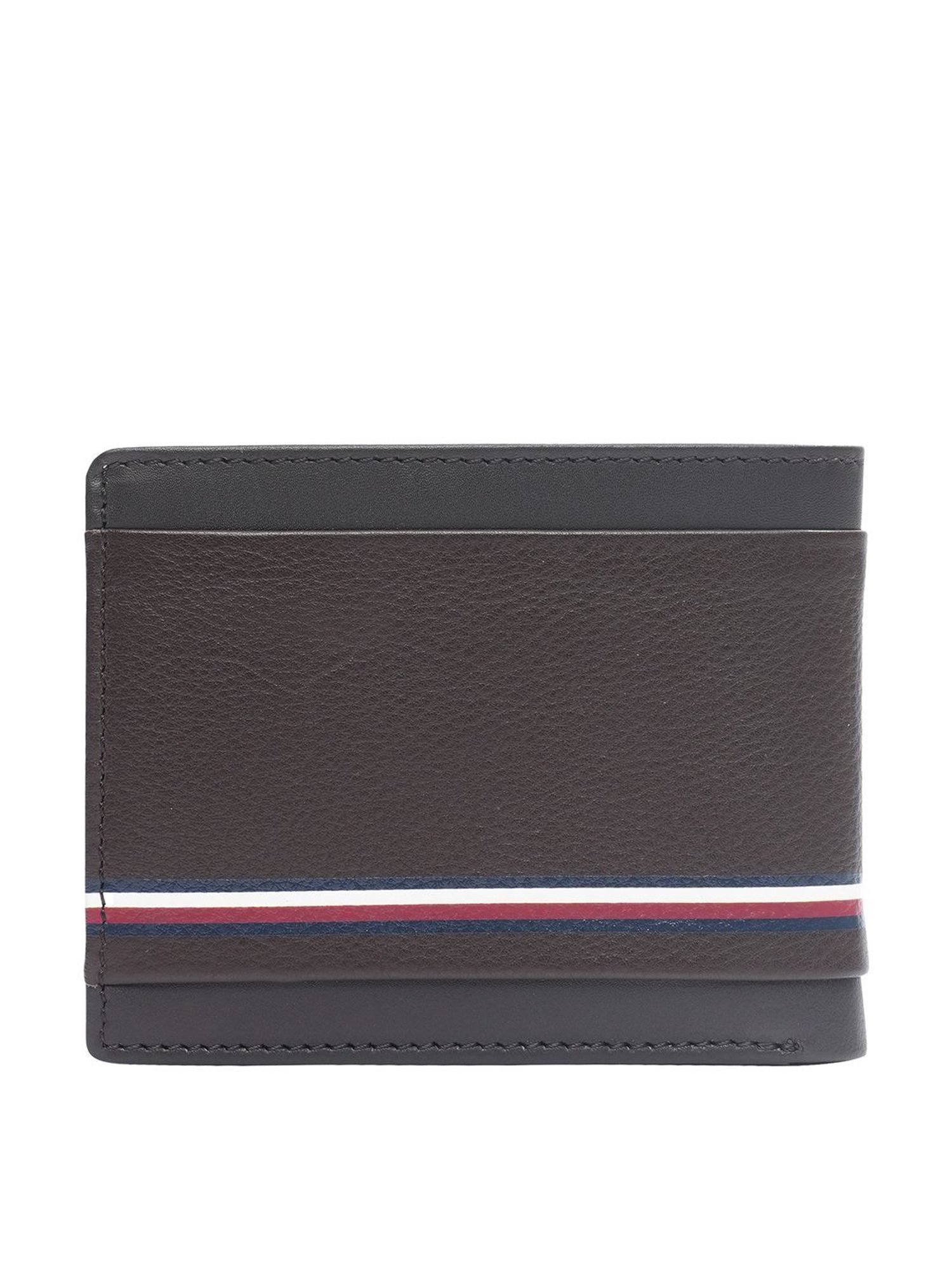 THE HOLISTIK Revival Black & Maroon Casual Leather Bi-Fold Wallet for Men