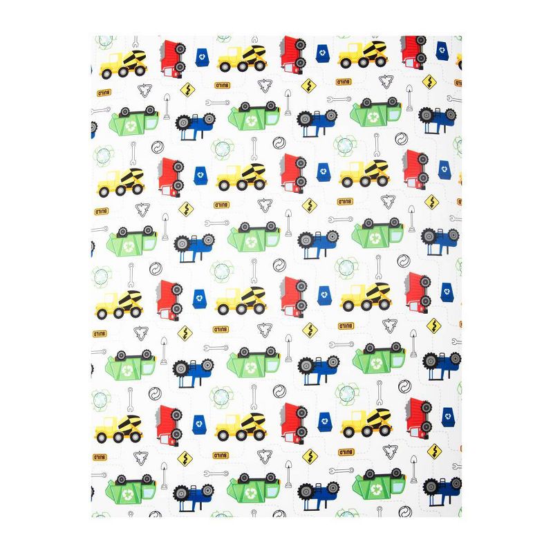 4pc Toddler Funhouse! Transportation Bedding Set