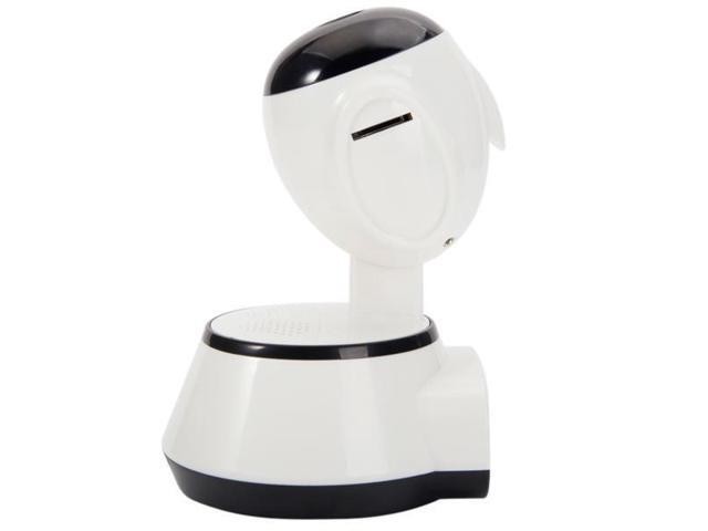 1.0MP 3.6mm Lens IR-CUT 6-LED Night Vision Gimbal Indoor Wireless IP Camera US Plug White