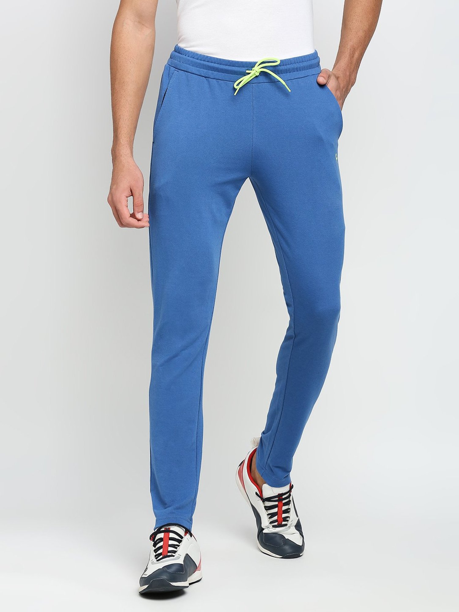 Fitz Royal Blue Slim Fit Trackpants