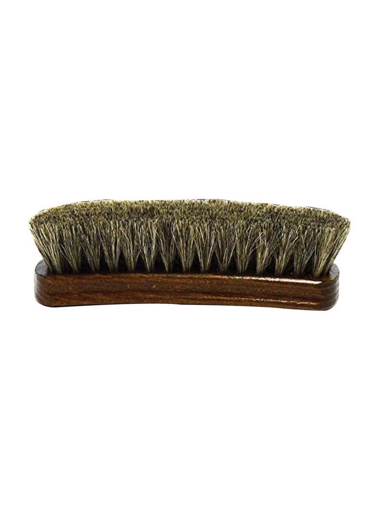 Pro Beige Genuine Horse Hair Brush with Dense Bristles