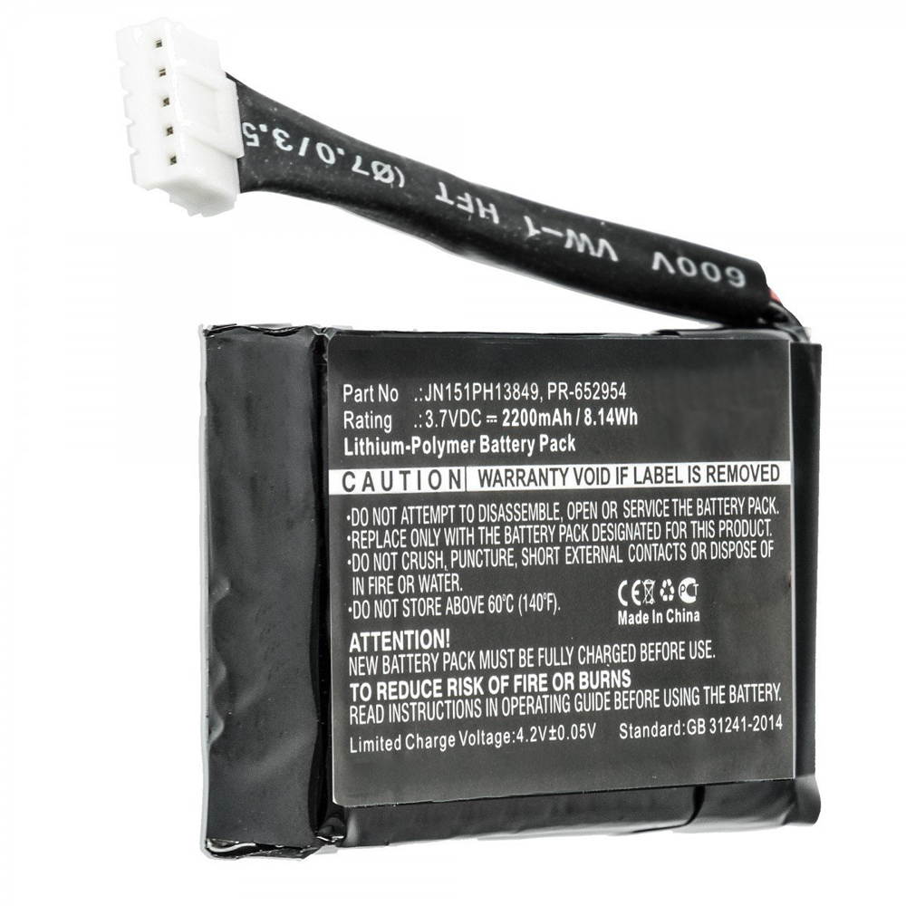 2200mAh PR-652954 Battery Replacement for JBL Flip 2 (2014) Portable Bluetooth Speaker with Installation Tools