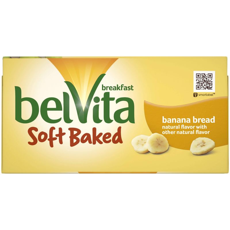 belVita Soft Baked Banana Breakfast Biscuits - 5 Packs