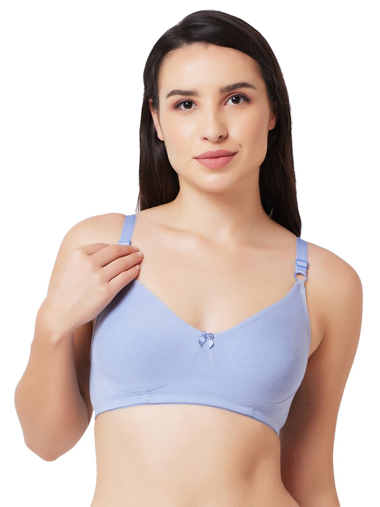 Candyskin Light Blue Medium Coverage Non-Wired Everyday Bra