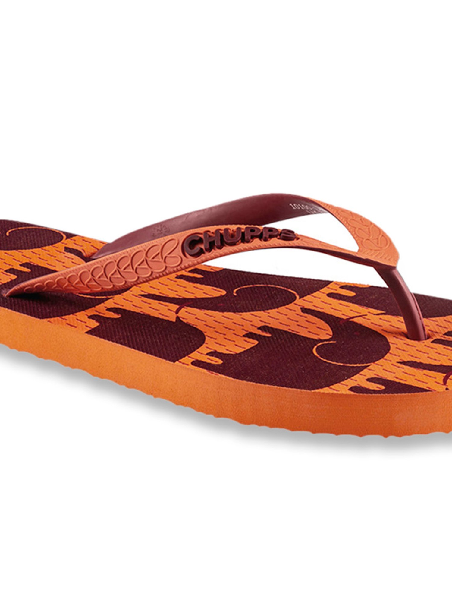 Chupps Women's Orange Flip Flops