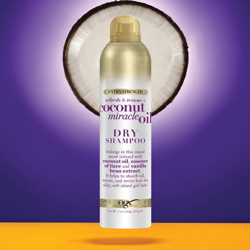 OGX Refresh & Restore + Coconut Miracle Oil Dry Shampoo - 5oz