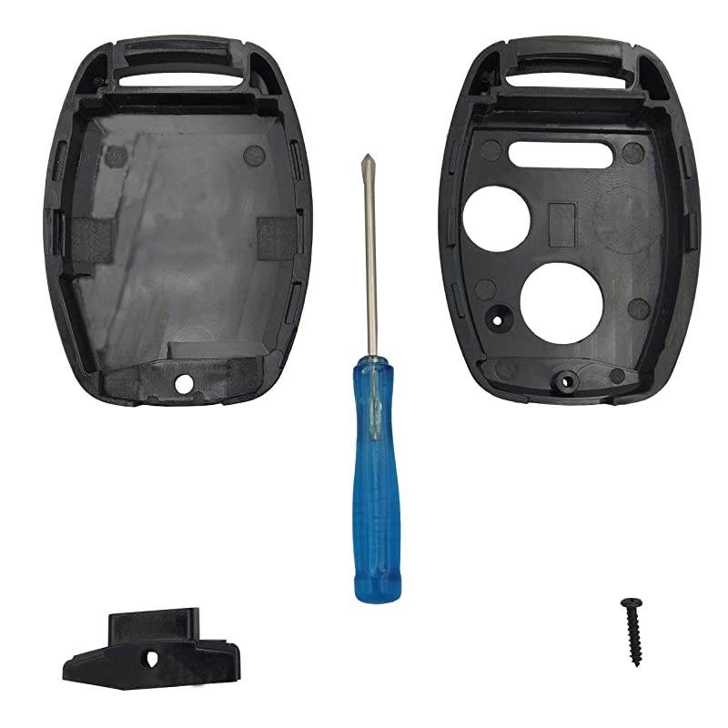 New Keyless Entry Remote 3 Buttons Honda Key Fob Housing Replacement for Honda 20102011 Accord Crosstour 20062011 Civic 20072013 CRV 20112015 CRZ 20092013 Fit 20112014 Odyssey