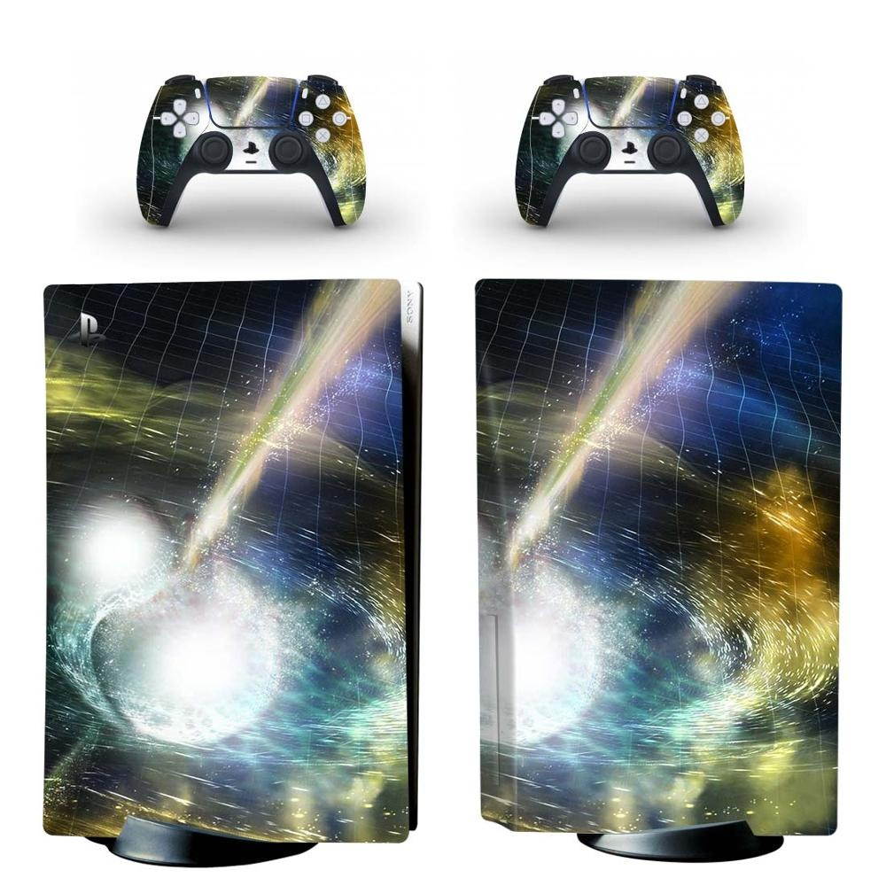 Great Wave PS5 Standard Disc Edition Skin Sticker Decal Cover for PlayStation 5 Console & Controllers PS5 Skin Sticker