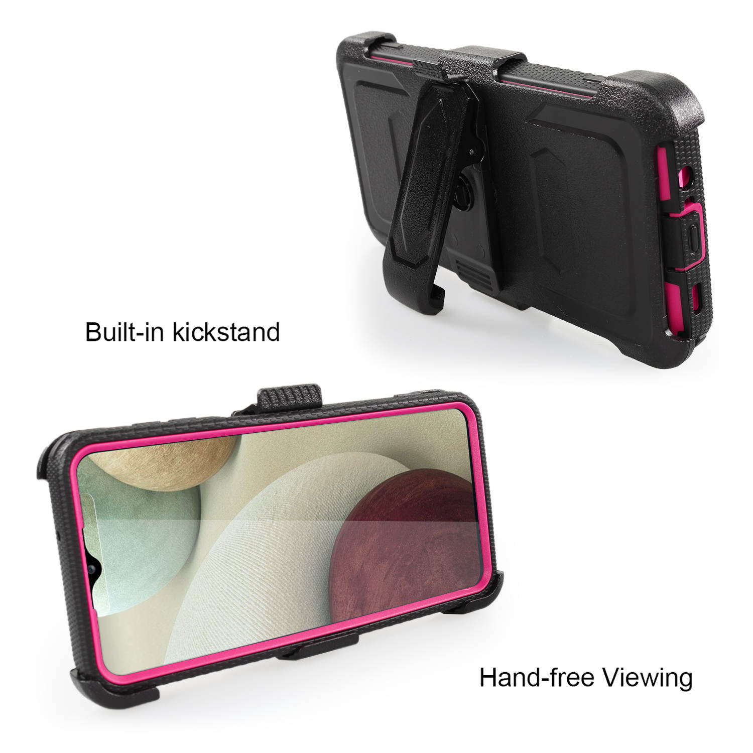 Mignova for Samsung A12 5G Case Full-Body Protective Built-in Screen Protector Kicksand Belt Clip Dustproof Shockproof Anti-Scratch Armor Cover Samsung Galaxy A12 5G 6.5 inch