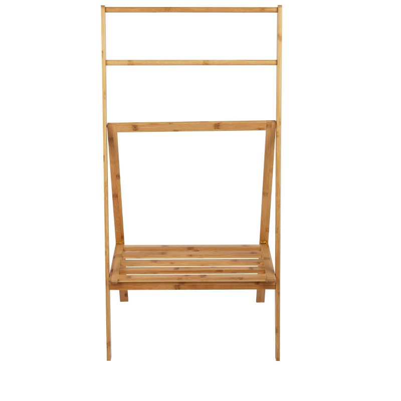 Sunbeam Bamboo and Stainless Steel  Foldable Drying Rack