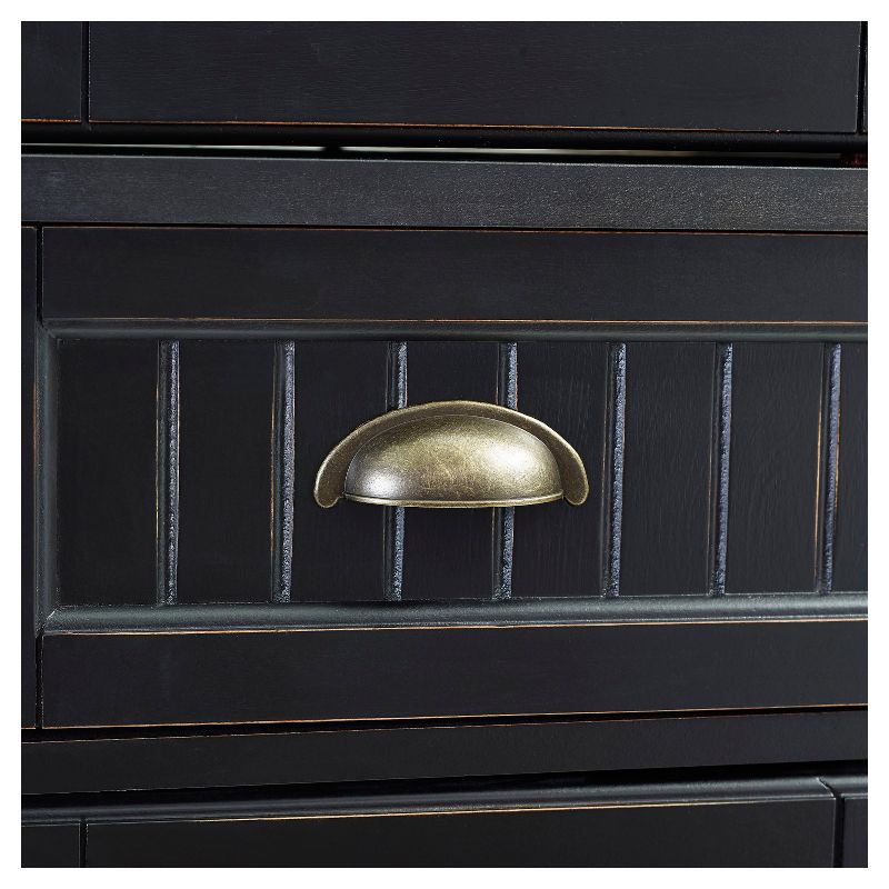 72" Daywood Kitchen Pantry Cabinet White - Room and Joy