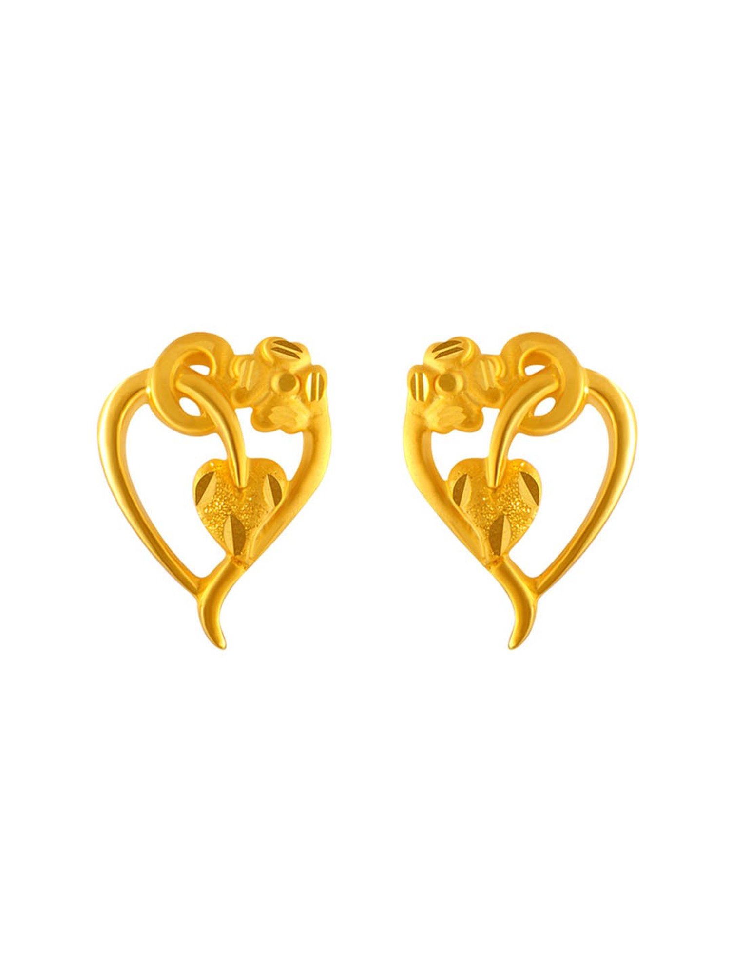 P.C. Chandra Jewellers 22 kt Gold Earrings
