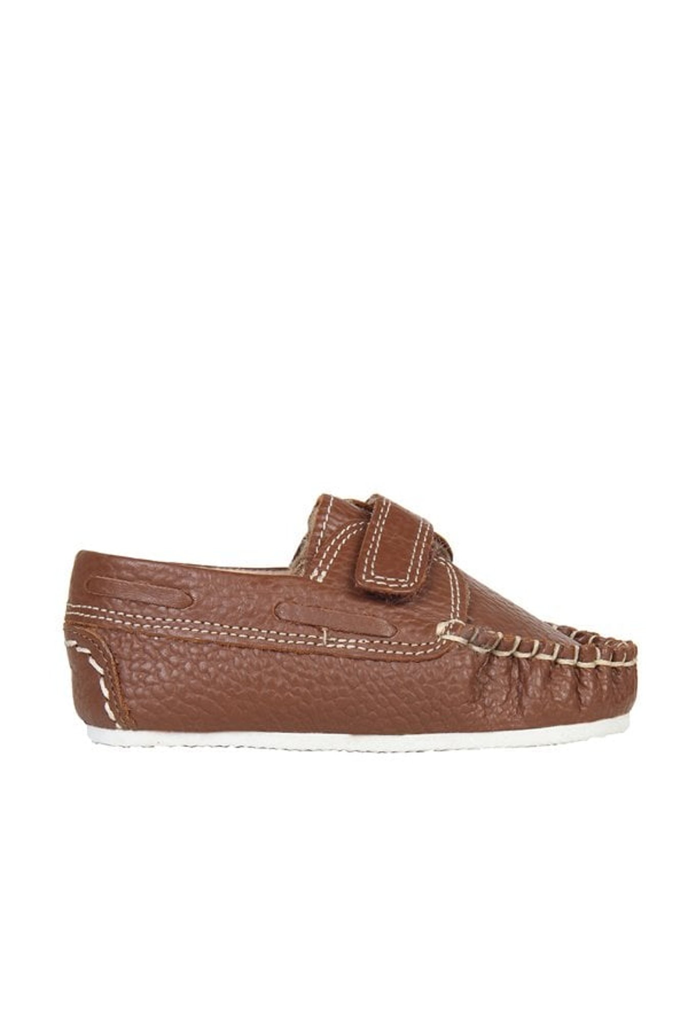 Beanz Kids Aaron Brown Leather Loafers
