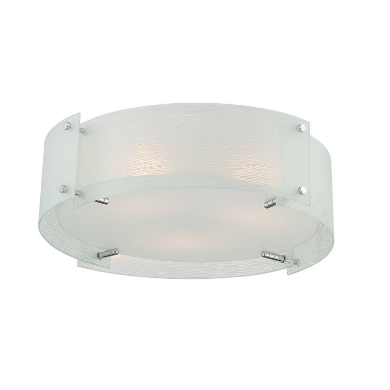 Kaelin 3 Light Flush Mount - Chrome