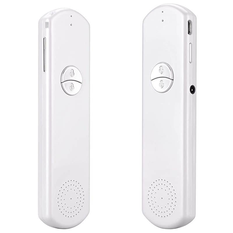 Way Easy Trans Smart Language Translator Device Electronic Pocket Voice Bluetooth 52 Languages for Meeting Learning Travel Shopping Business Fit for iPhone and Android White (WIFI/3G/4G/5G) &hellip;