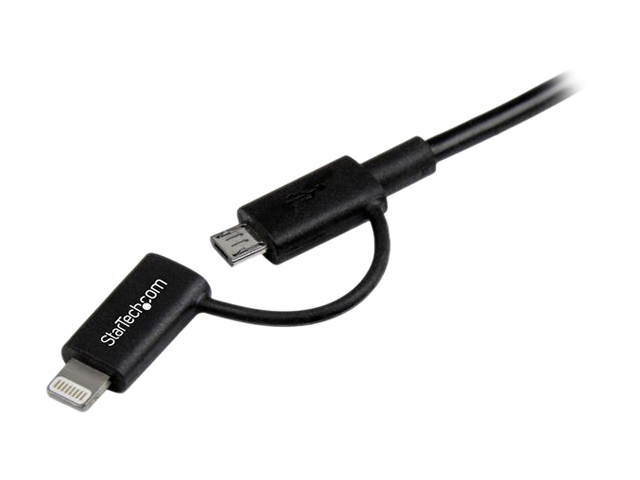 VisionTek 900784 Black Lightning to USB Black 1 Meter Cable - 5 Pack