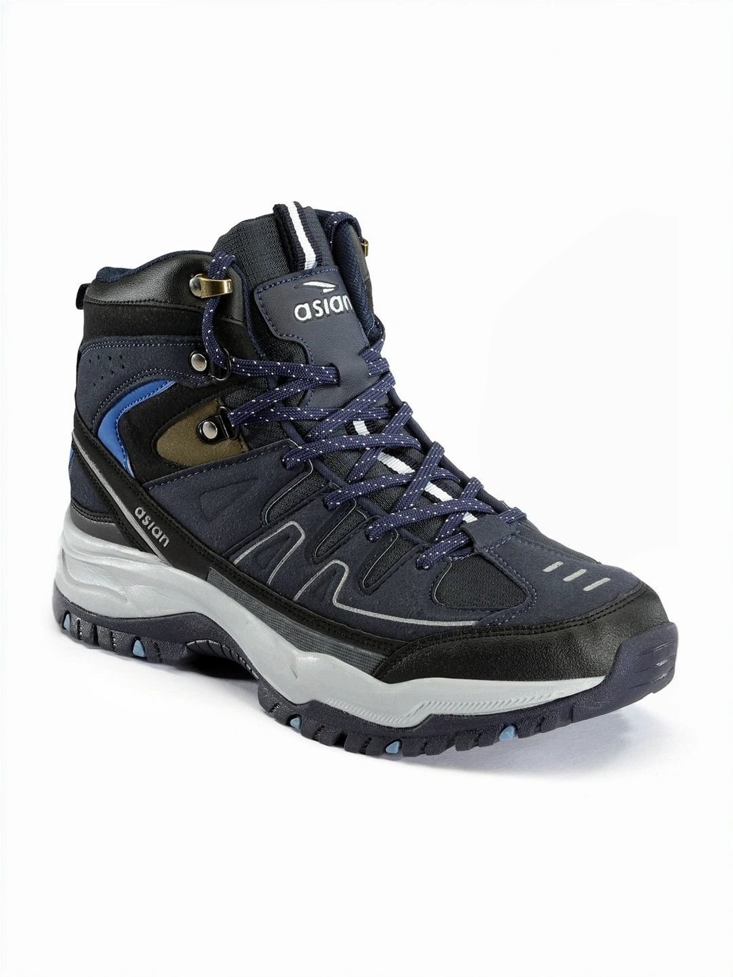 Asian Men's Navy Outdoor Shoes