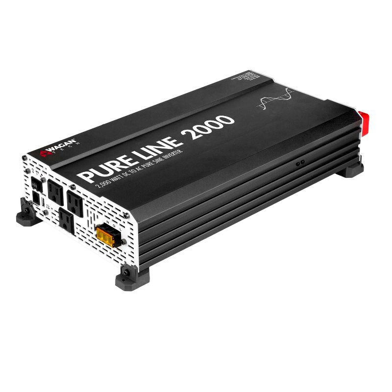 Wagan Pure Line 2000W ETL Certified Power Inverter Black