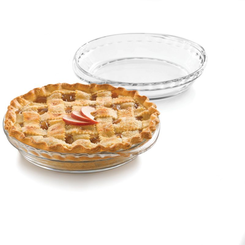Libbey Baker's Basics 2pc Glass Pie Plate Set