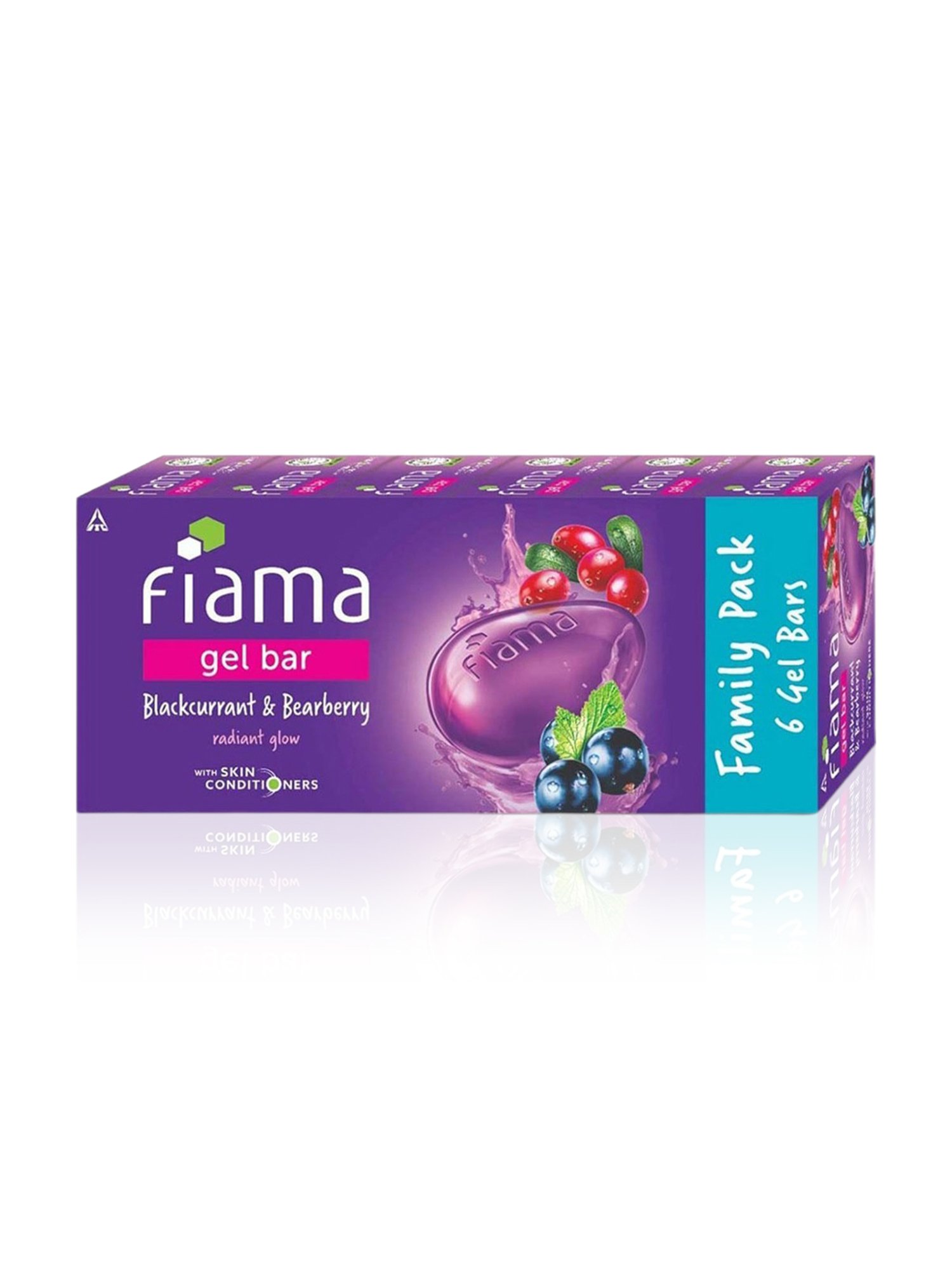 Fiama Blackcurrant & Bearberry Gel Bar - Pack of 6