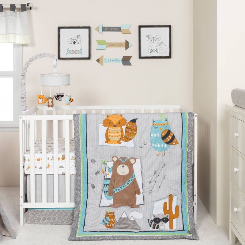 Trend Lab Musical Mobile Lodge Buddies - Gray