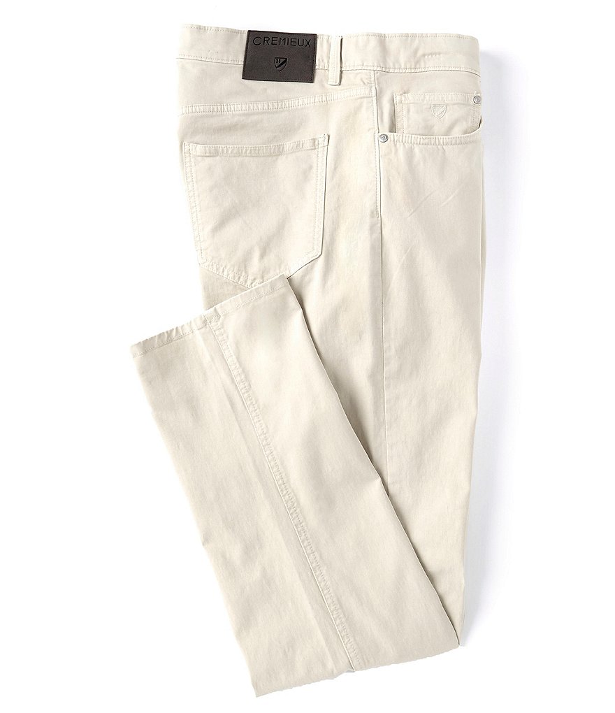 Cremieux Milan Slim-Fit 5-Pocket Twill Comfort Stretch Casual Pants