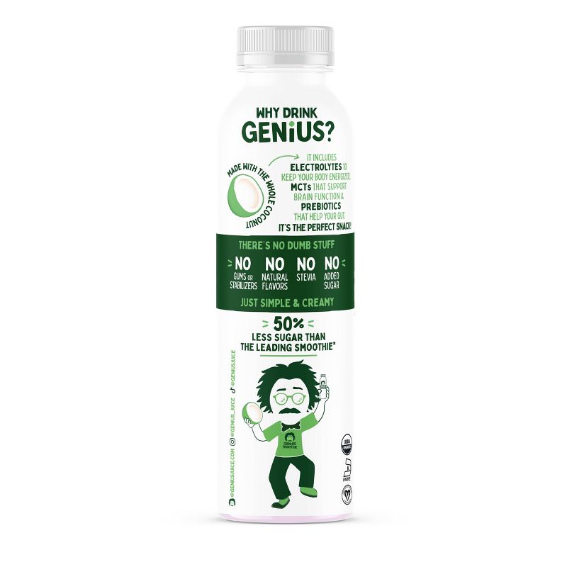 Genius Juice Whole Coconut Smoothie Original - 10 fl oz