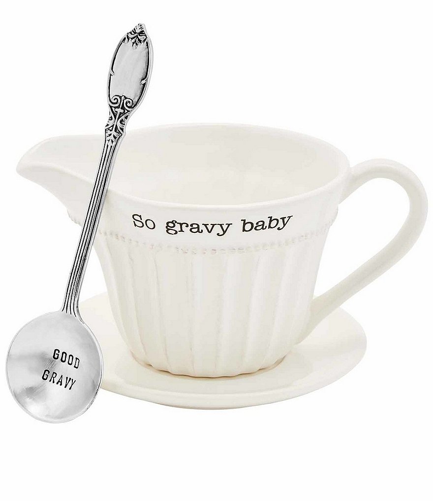 Mud Pie Harvest Gravy Boat Set