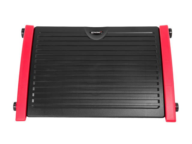 AKRacing Plastic Footrest Grey, Adjustable to Multiple Tilt Angles (AK-FOOTREST-GY-NA)