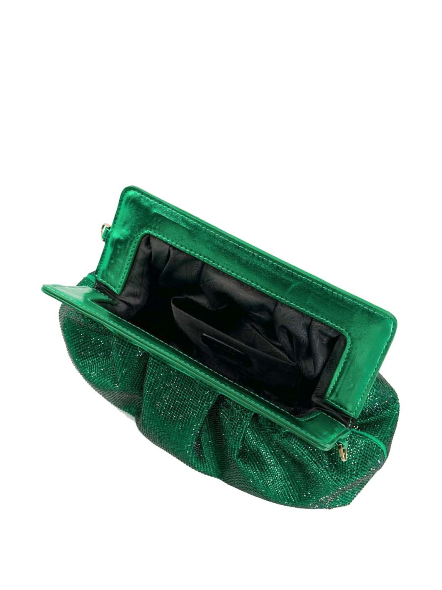 Dune London Green Synthetic Clutch