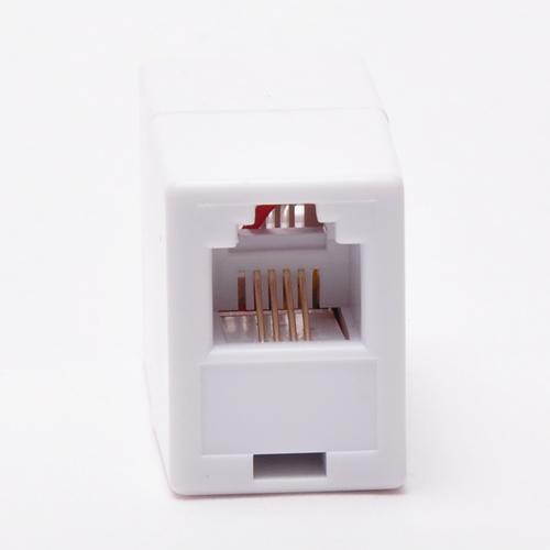 FireFold RJ11 Inline Modular Coupler - Female to Female RJ11 - for Customized Telephone Solutions - Extends The Length of Two Modular Cables