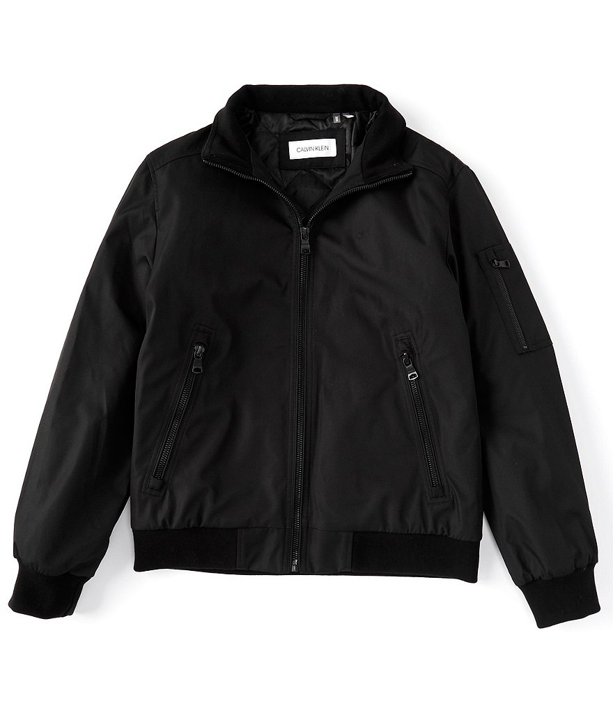 Calvin Klein Classic Ripstop Full-Zip Bomber Jacket