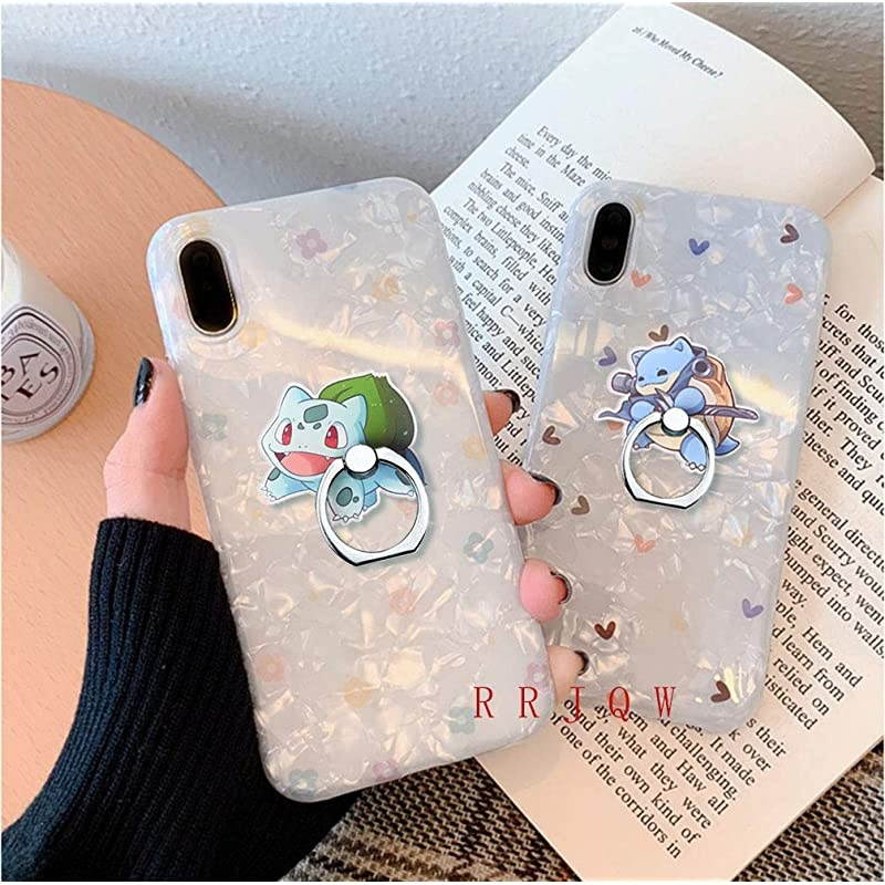 Ring Holder Stand,Ring Stand Holder 360 Rotation Kickstand Finger Ring Cute Grip Stand for Cellphones,Smartphones and Tablets(Blastoise,Bulbasaur)