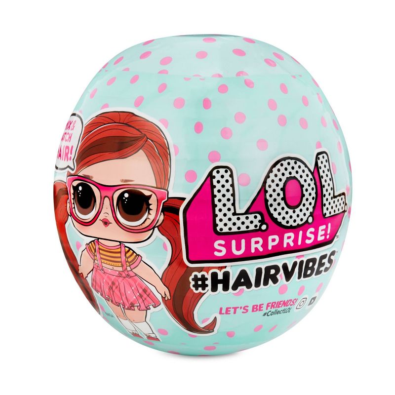 L.O.L. Surprise! #Hairvibes Dolls with 15 Surprises and Mix & Match Hair Pieces