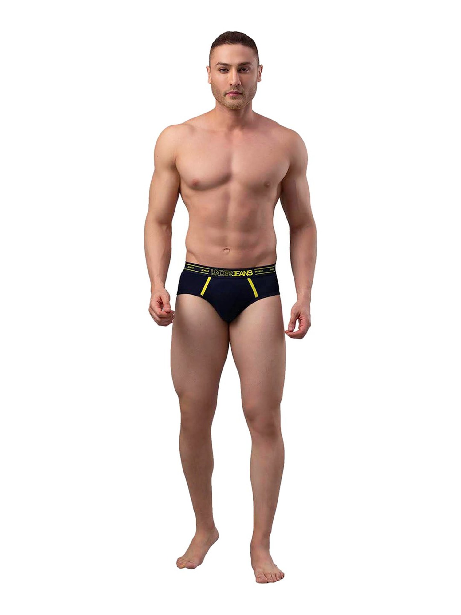 UnderJeans by Spykar Navy Briefs