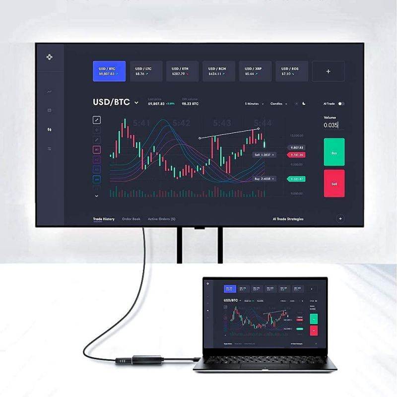 USB to HDMI Adapter SENGKOB USB 3.0/2.0 to HDMI 1080P Video Graphics Cable Converter with Audio for PC Laptop Projector HDTV Compatible with Windows XP 7/8/8.1/10