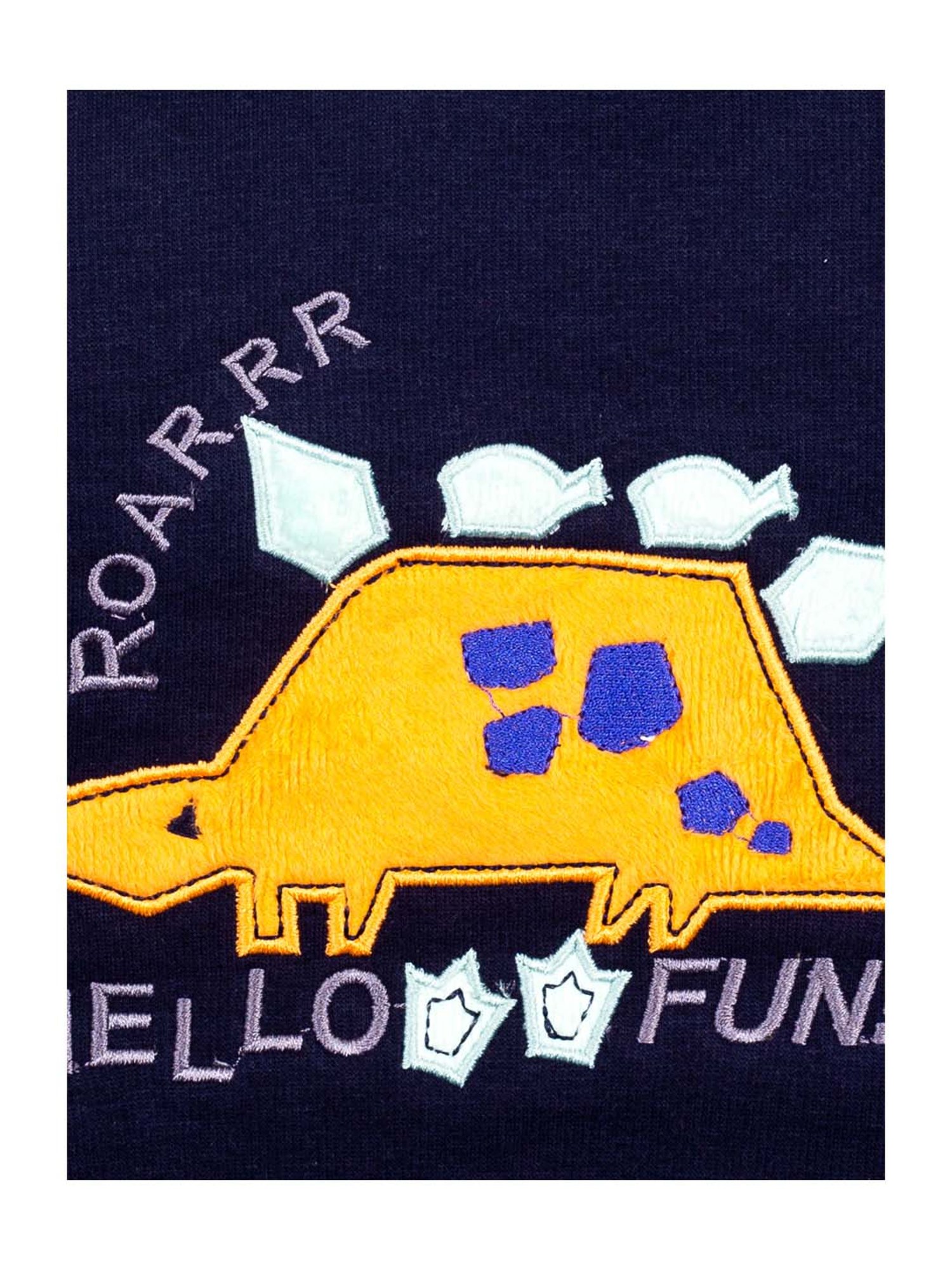 Mee Mee Boys Navy Embroidered T-Shirt