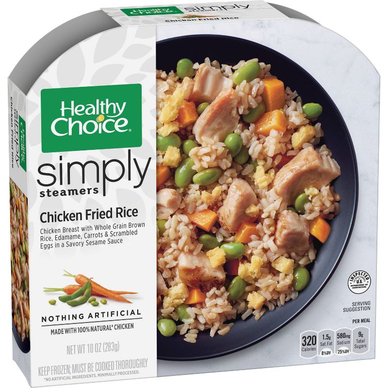 Healthy Choice Simply Steamers Frozen Chicken Fried Rice - 10oz