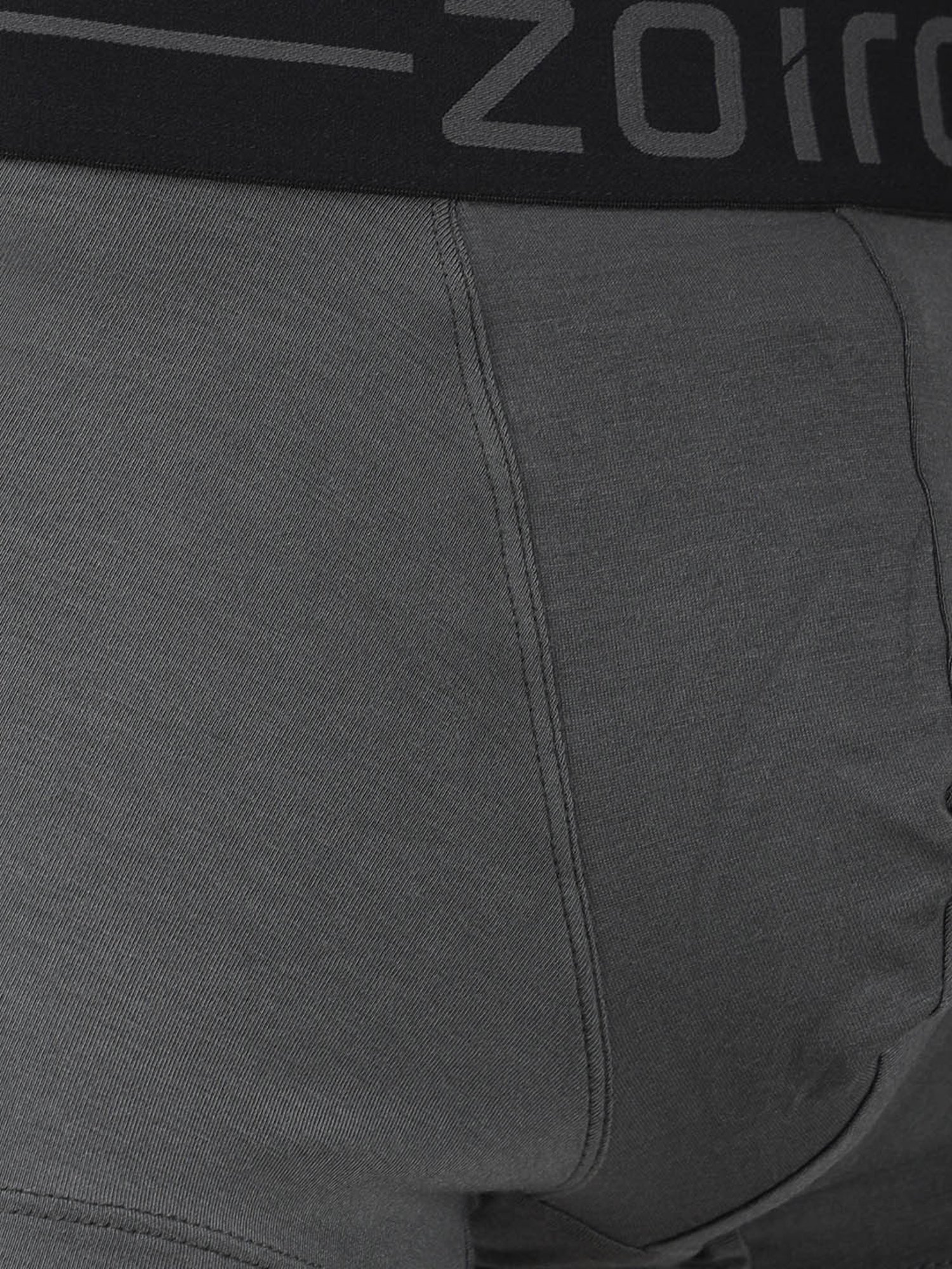 Zoiro Steal Grey Regular Fit Trunks