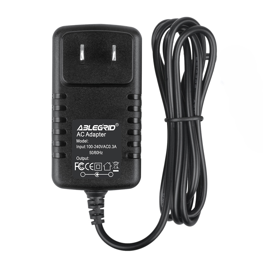 ABLEGRID 12V 2A AC/DC Power Adapter Wall Charger for RCA DRC79982 e/l Portable DVD player