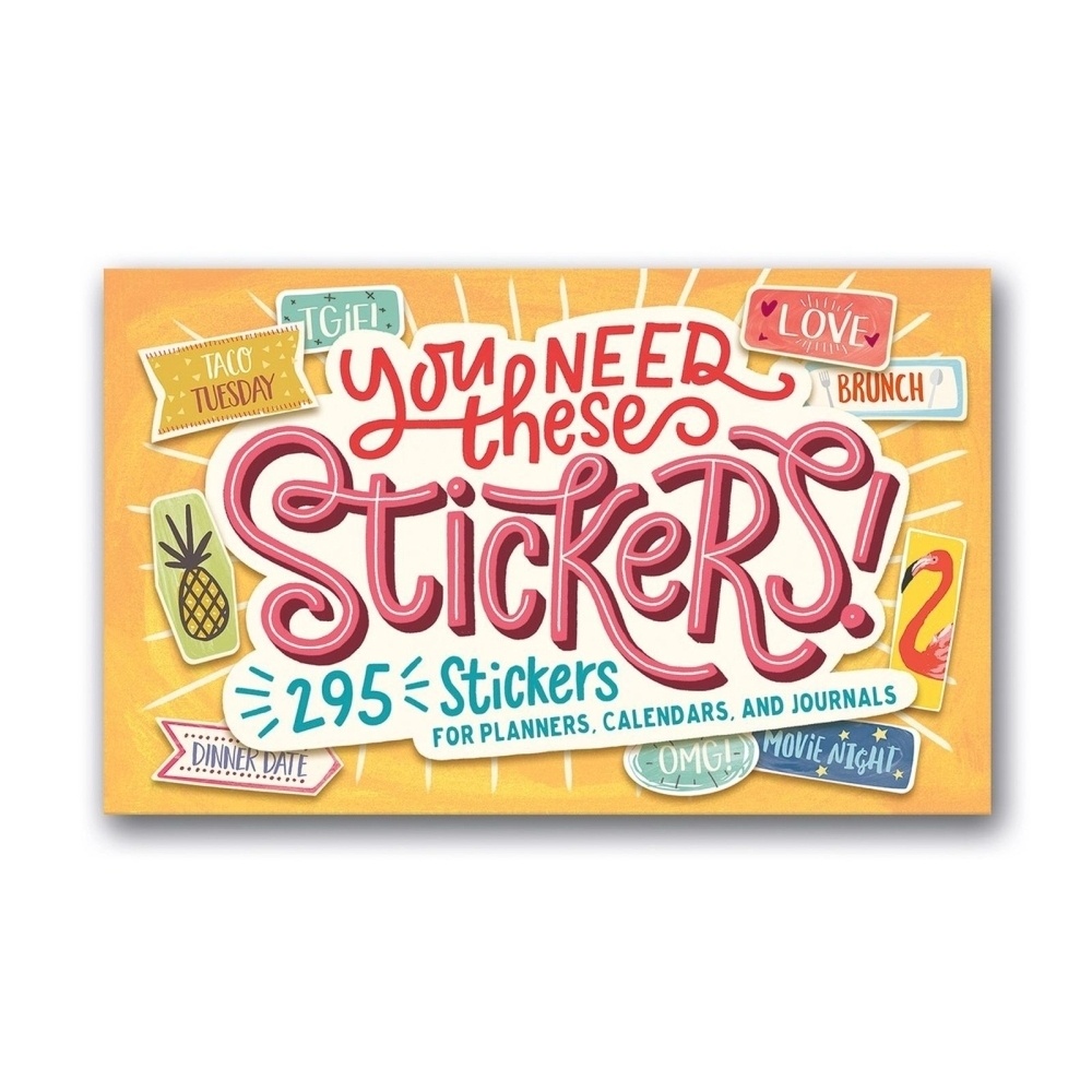 Studio Oh! Calendar and Planner Stickers, You Need These Stickers!, 12 Sheets, 295 Total Stickers