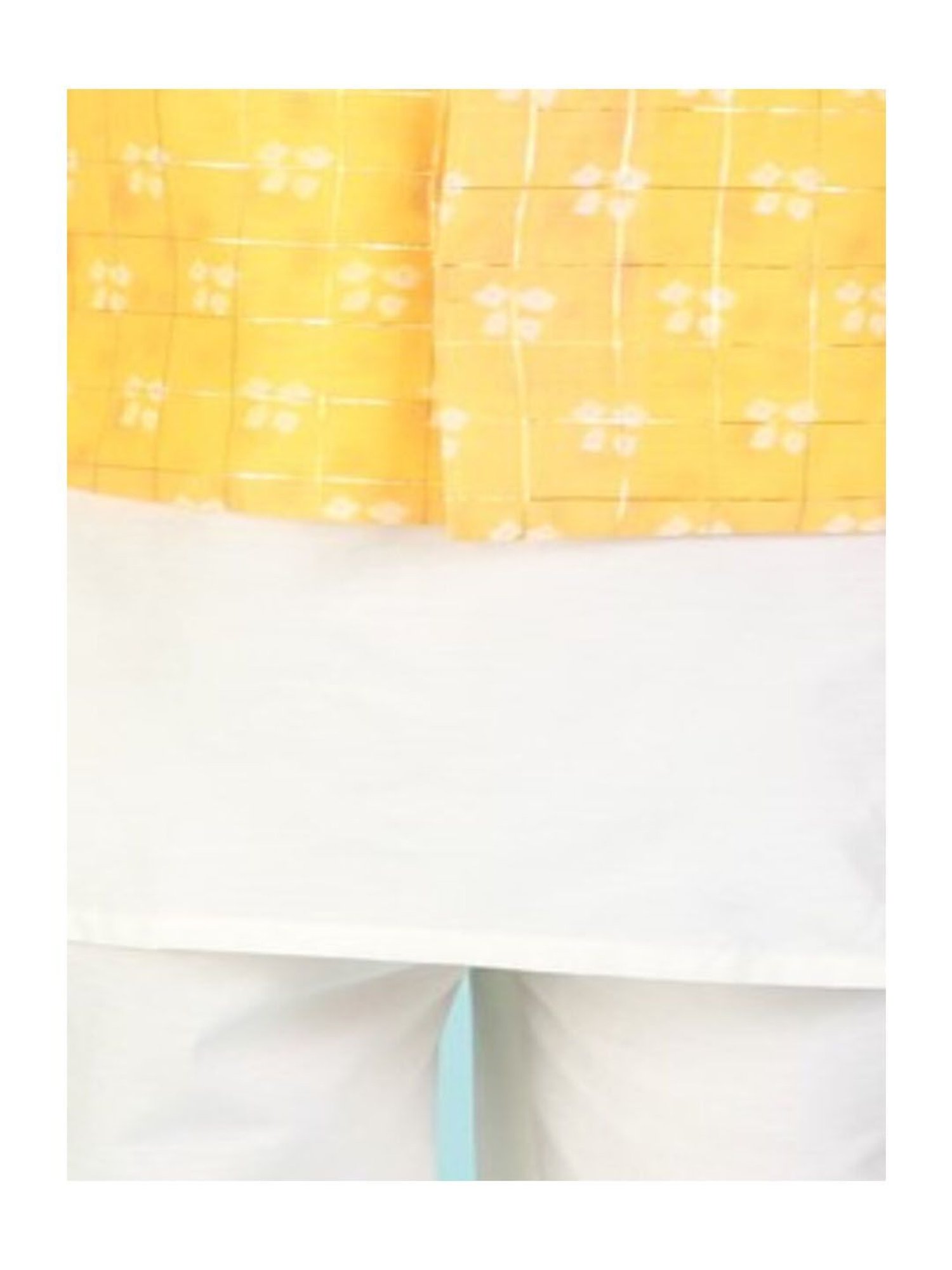 Lil Drama Kids White with Yellow Printed Full Sleeves Kurta, Jacket with Pyjamas