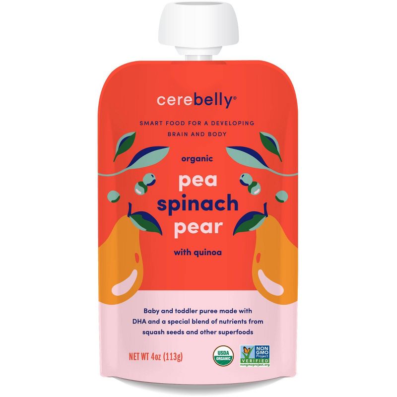 Cerebelly Clean Label Project Purity Award Winning, 5-7 Months Organic Baby Food Variety pk
